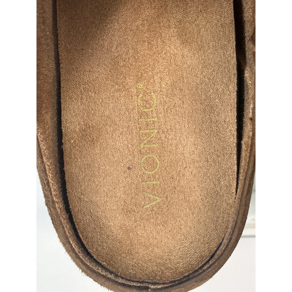 Vionic Fairfax Clog Mule Size 11 US Brown Suede Lug Sole Slip On - Picture 11 of 12